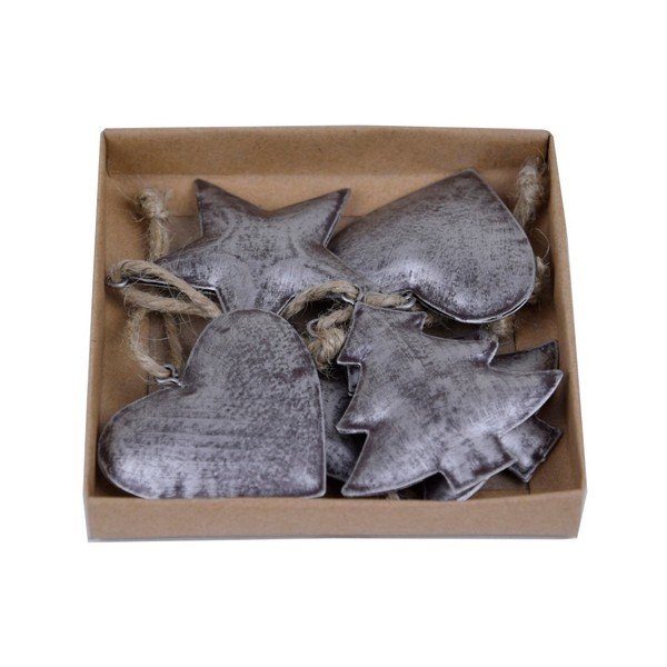 Set 6 decorațiuni de agățat Ego Dekor Antique