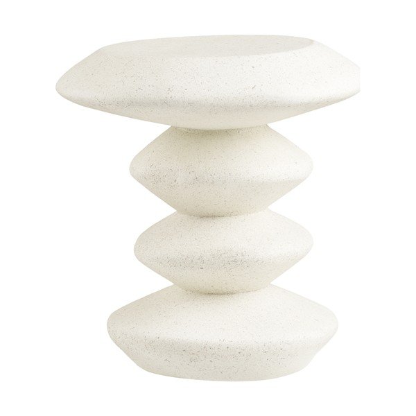 Măsuță auxiliară rotundă din piatră ø 36 cm Blackburn – House Nordic