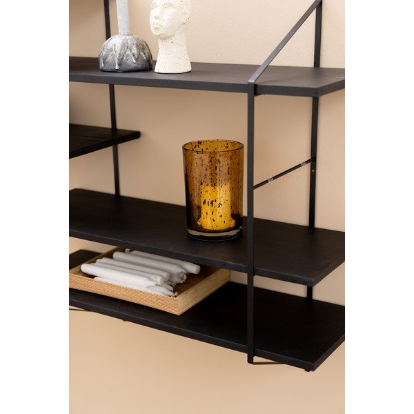 Raft negru etajat din lemn de paulownia 196 cm Belfast – Actona-image-3