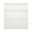 Comodă albă joasă 77x84 cm Nova – Tvilum