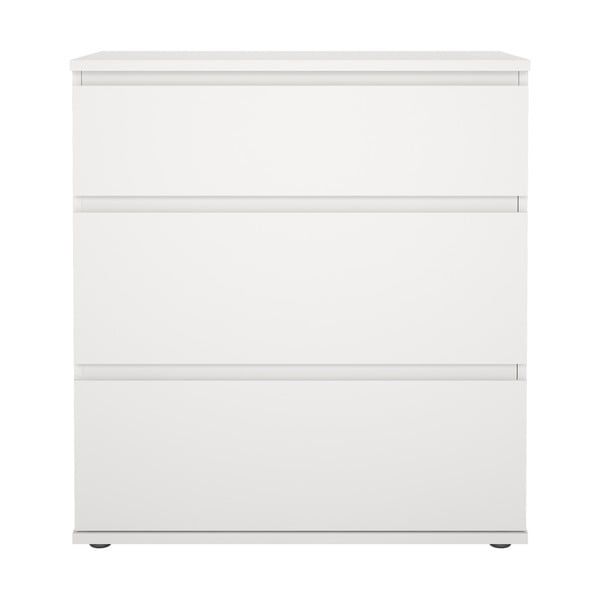 Comodă albă joasă 77x84 cm Nova – Tvilum