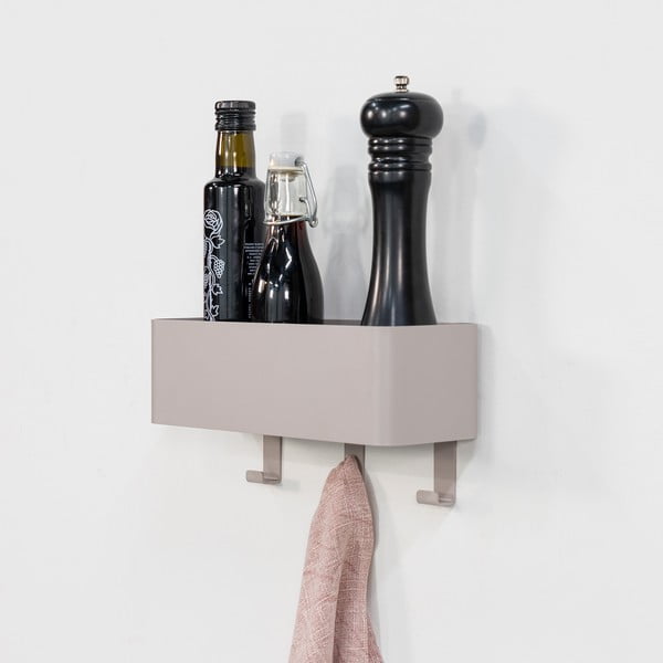 Raft pentru baie taupe de montat pe perete din oțel Multi – Spinder Design-image-3