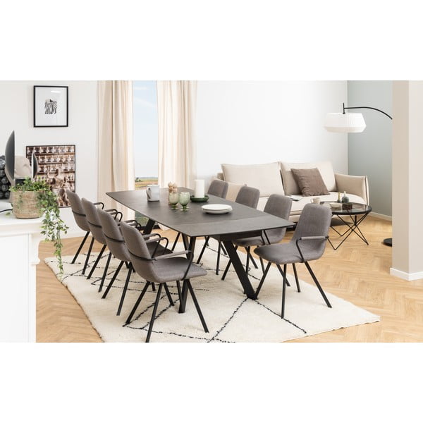 Masă de dining extensibilă din ceramică 97x240 cm Blackburn – Actona-image-1