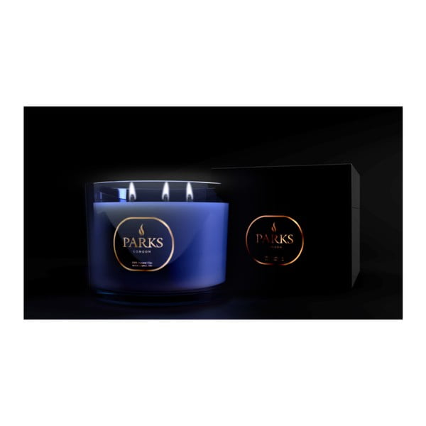 Lumânare parfumată Parks Candles London, aromă de trandafir și iasomie, durată ardere 60 ore-image-1