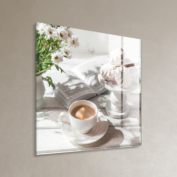 Tablou din sticlă 30x30 cm Meringue – Styler-image-2