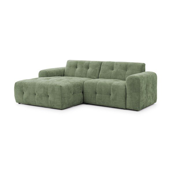 Colțar verde (cu colț pe partea stângă/cu șezlong) Melva – Ropez