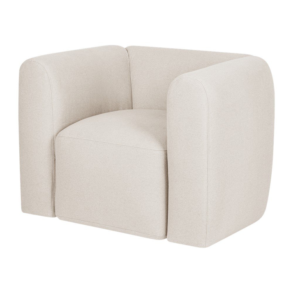 Fotoliu bej Flom – noo.ma