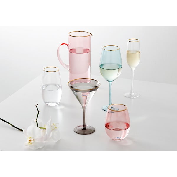 Pahar Ladelle Chloe, 600 ml, roz-image-1