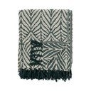 Pătură verde/bej din bumbac reciclat 130x160 cm Ugento – Bloomingville