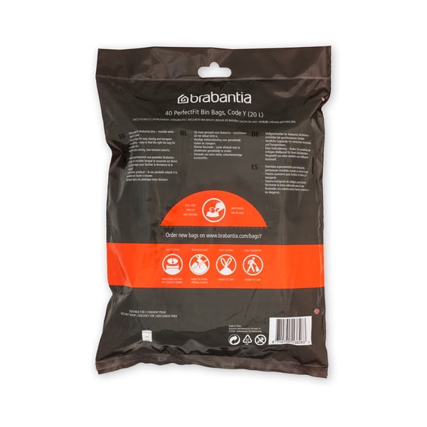 Saci de gunoi 40 buc. 20 l PerfectFit Y – Brabantia-image-4