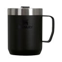Cană termos neagră din oțel inoxidabil 230 ml Stay-Hot Camp Mug Black – Stanley