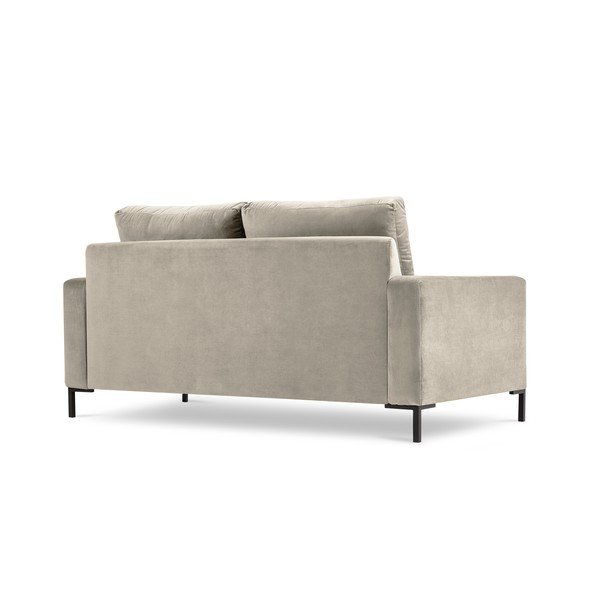 Canapea cu tapițerie de catifea Interieur 86 Seine, 158 cm, bej-image-3