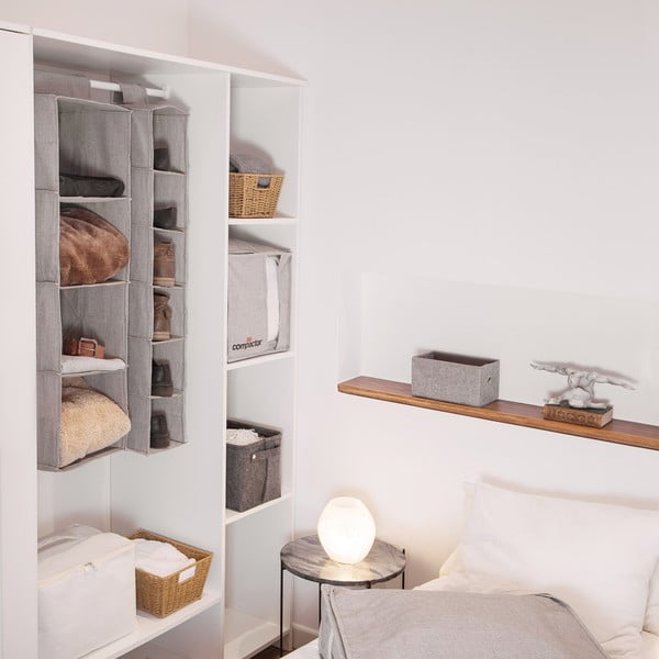 Organizator pentru șifonier de suspendat din material textil Oxford – Compactor-image-1