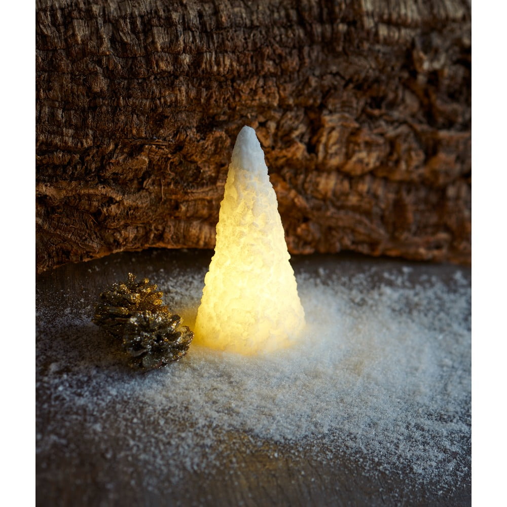 Decorațiune cu lumină LED Sirius Snow Cone, înălțime 15 cm