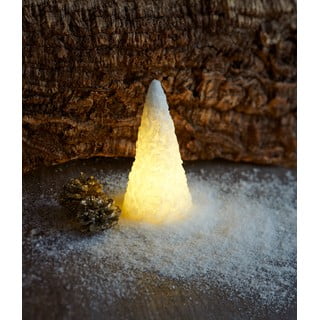 Decorațiune cu lumină LED Sirius Snow Cone, înălțime 15 cm