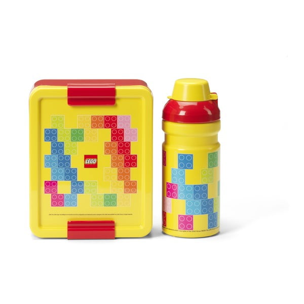 Cutie de gustări pentru copii cu sticlă Brick – LEGO®