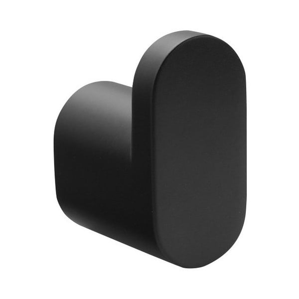 Cârlig negru mat de montat pe perete din alamă Flori – Sapho