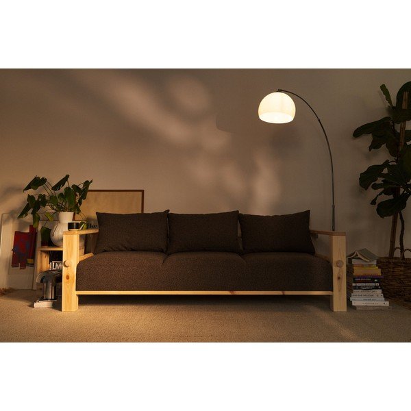 Canapea gri închis 225 cm Bare – Karup-image-4