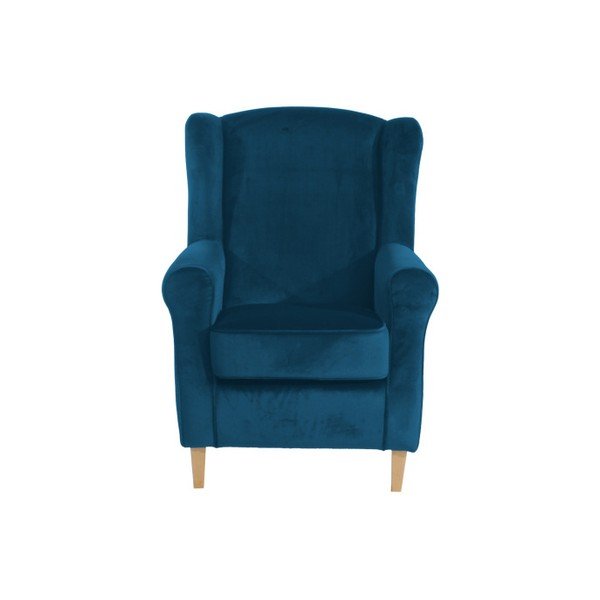 Fotoliu Max Winzer Lorris Velour Petrol, albastru petrol-image-3