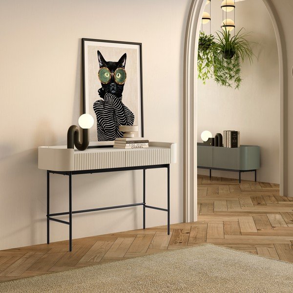 Comodă TV verde 180x55x40 cm Willa – MOME-image-1