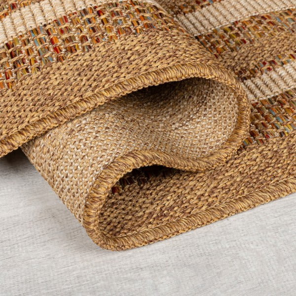 Covor pentru exterior și interior în culoare naturală 160x230 cm Layla Border – Flair Rugs-image-2