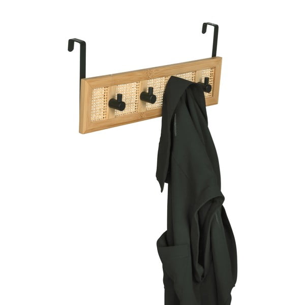 Cuier de ușă în culoare naturală din ratan 33 cm Allegre – Wenko-image-3