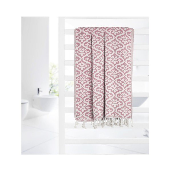 Prosop hammam Kate Louise Bonita, 165 x 100 cm, roz-image-3