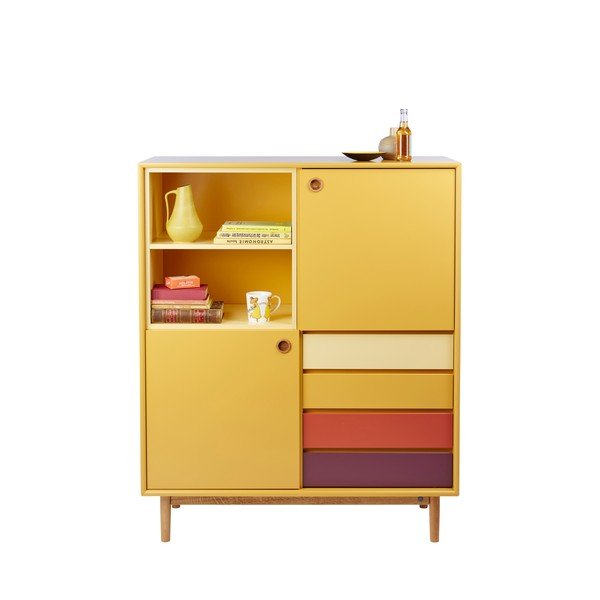 Comodă Tom Tailor Color Box,, 114 x 137 cm, galben muștar-image-2