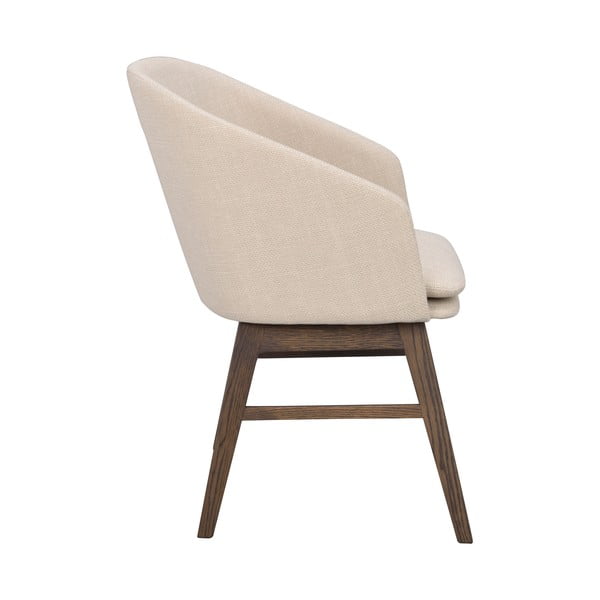 Set de scaune de sufragerie bej 2 buc. tapițat Windham – Rowico-image-4