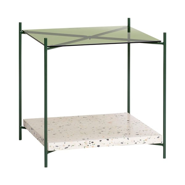 Măsuță auxiliară din sticlă 42x42 cm Niche – Hübsch