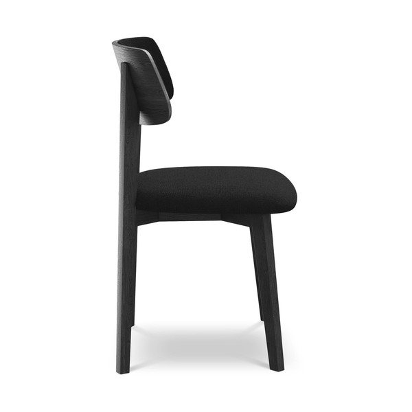 Scaun de dining negru din lemn masiv Niu – Makamii-image-2