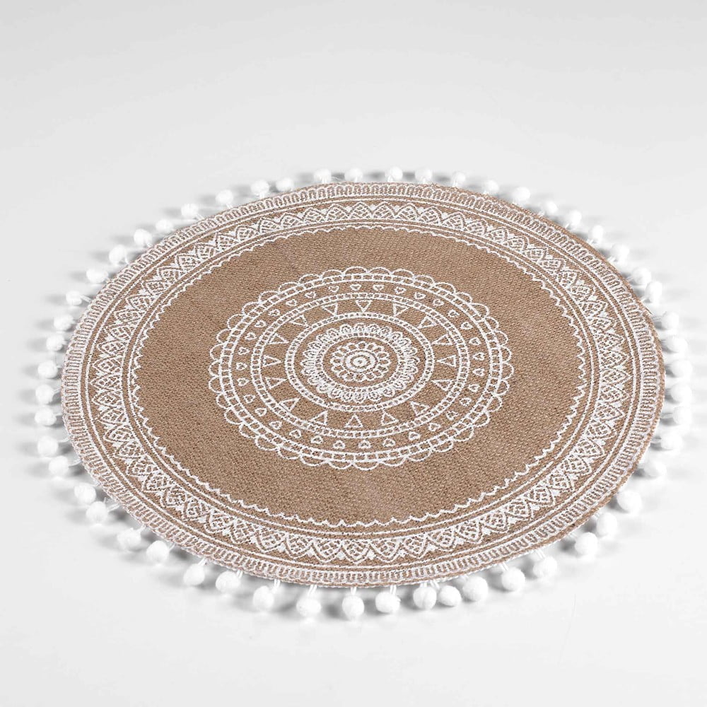Suport pentru farfurii din iută ø 38 cm Renata – douceur d\'intérieur