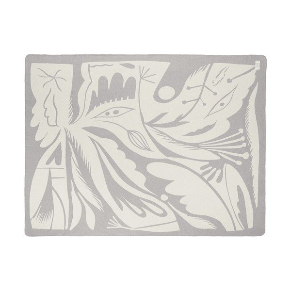 Pătură gri deschis 165x200 cm Lino – noo.ma