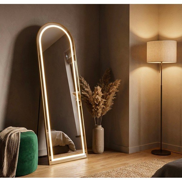 Oglindă de podea cu led 50x160 cm – Mauro Ferretti-image-1