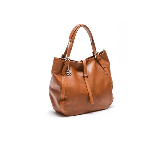 Poșetă din piele Isabella Rhea 2109 Cognac-image-1