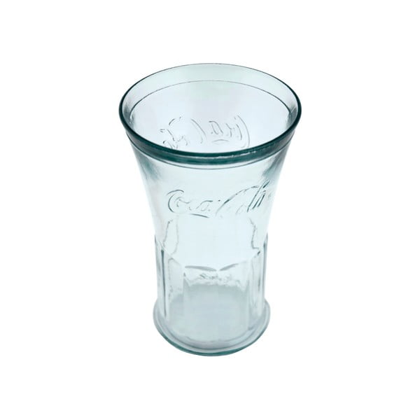 Pahar din sticlă reciclată Ego Dekor Coca Cola, 450 ml
