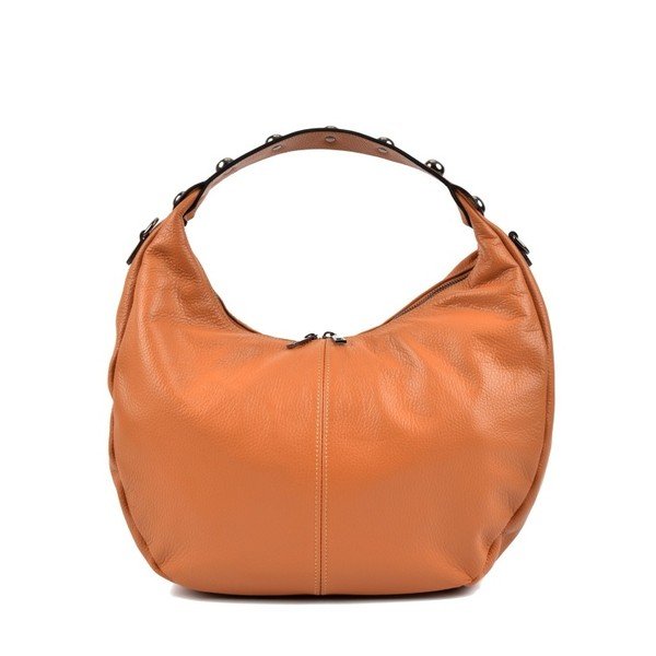 Geantă din piele Roberta M Hobo, maro coniac-image-2
