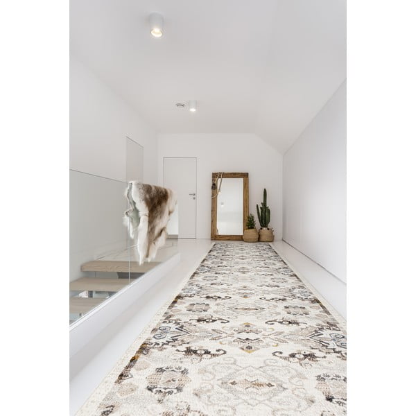 Covor tip traversă fildeș 80x250 cm Soft Eide – FD-image-1