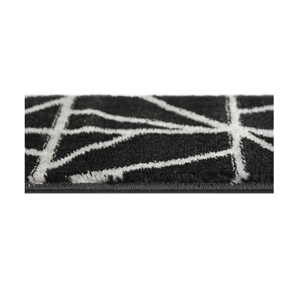 Covorașe pentru scări negre 13 buc. 22x73 cm Striped – Mila Home-image-1
