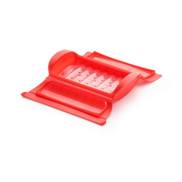 Recipient din silicon pentru gătire la aburi – Lékué