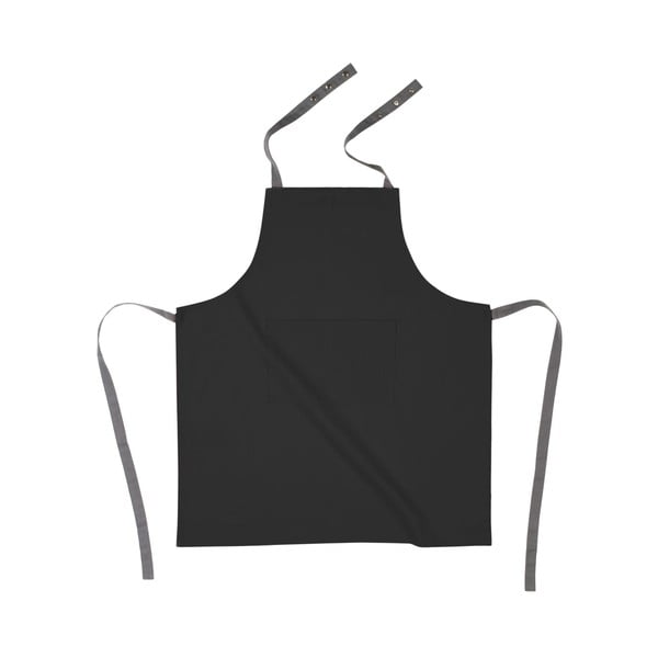 Șorț de bucătărie din bumbac Tiseco Home Studio, negru