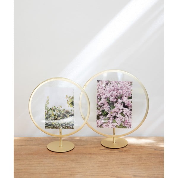 Ramă foto cu suport Umbra Infinity, 12 x 18 cm, auriu-image-1