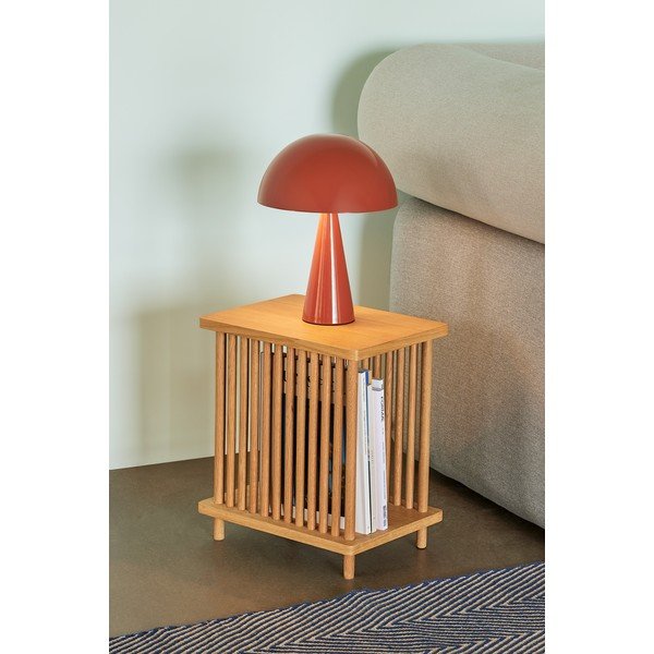 Măsuță auxiliară cu aspect de lemn de stejar 27x37 cm Acorn – Hübsch-image-1