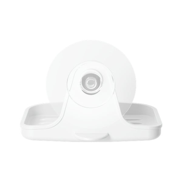 Săpunieră albă autoadezivă din plastic reciclat Flex – Umbra-image-4