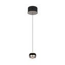 Lustră neagră-argintie LED ø 15,5 cm Orbit – Trio Select