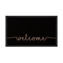 Covoraș intrare Hanse Home Cozy Welcome 45x75 cm, negru