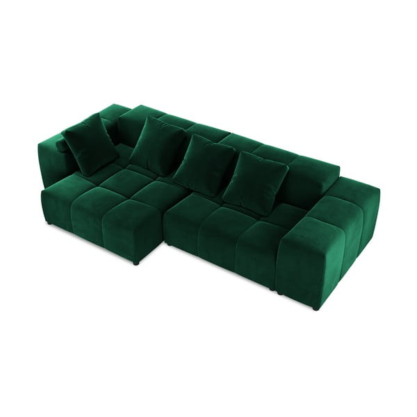 Colțar verde cu tapițerie din catifea (variabil) Rome Velvet - Cosmopolitan Design-image-3