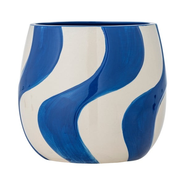 Ghiveci decorativ din gresie pictată manual ø 20,5 cm Romy – Bloomingville