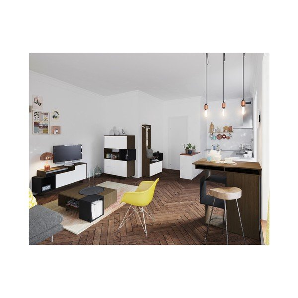 Masă bar Symbiosis Bar, maro închis-image-4