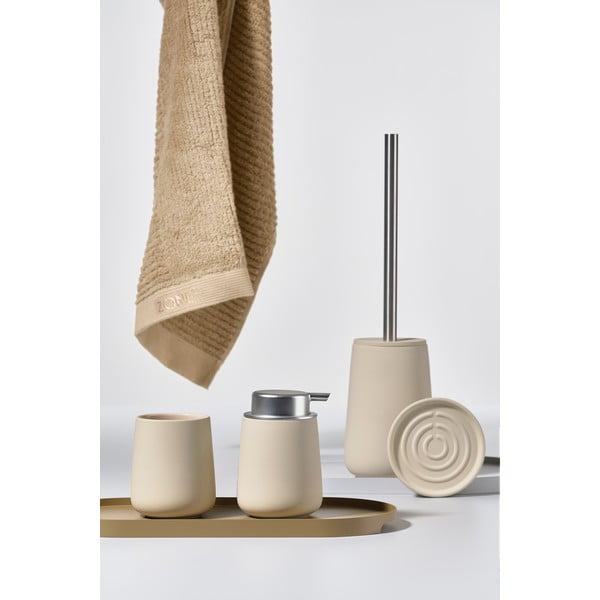 Suport din porțelan pentru periuțe de dinți Zone Nova, bej-image-2